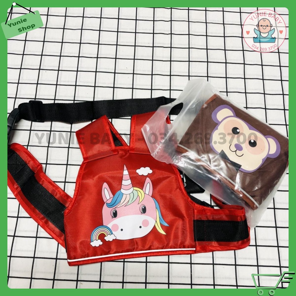 Đai xe máy cho bé - Đai địu em bé đi xe máy - an toàn cho bé