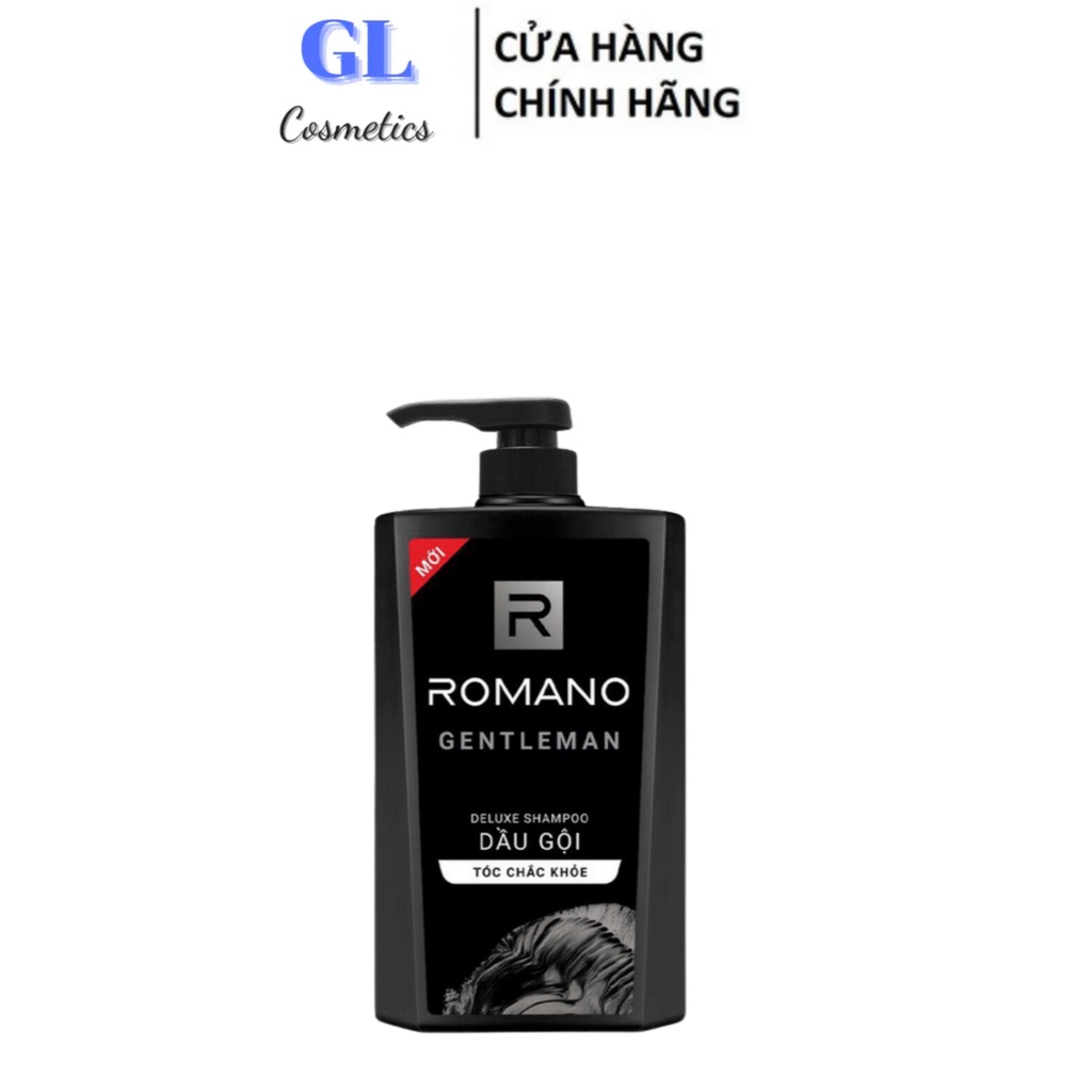 Dầu gội hương nước hoa Romano Gentleman 650g cao cấp