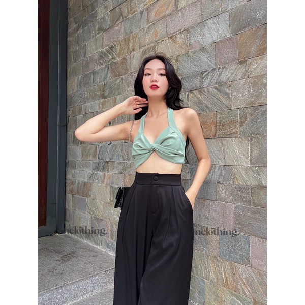 ÁO CROPTOP CỘT DÂY LƯNG