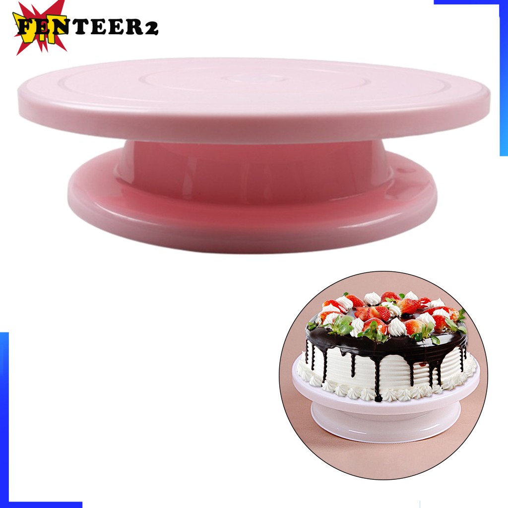 SPINNER Bàn Xoay Bánh Kem Màu Trắng 11 "