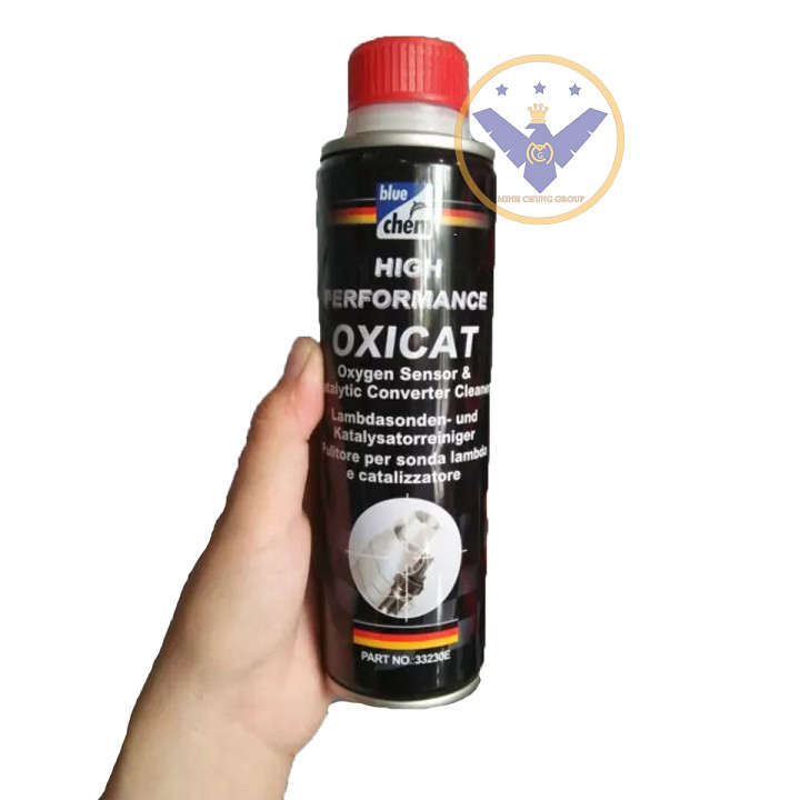 BỘ 2 Vệ sinh cảm biến oxi và bầu lọc khí thải Bluechem Oxicat 300ml