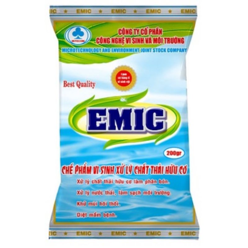 Chế phẩm emic vi sinh sử lý chất thải hữu cơ,làm sạch khử mùi,diệt mần bệnh hiệu quả