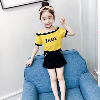 Bộ quần áo trễ vai thời trang hàn quốc 2020 dành cho bé✨Cửa hàng ngôi sao