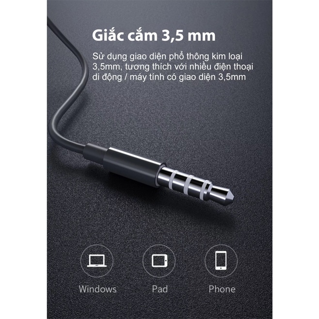 Tai Nghe G54 Luxury âm thanh HIFI Tích Hợp Micrô HD Khử Tiếng Ồn Tai Nghe CÓ DÂY Chơi Game Cho Samsung /Xiaomi/Iphone