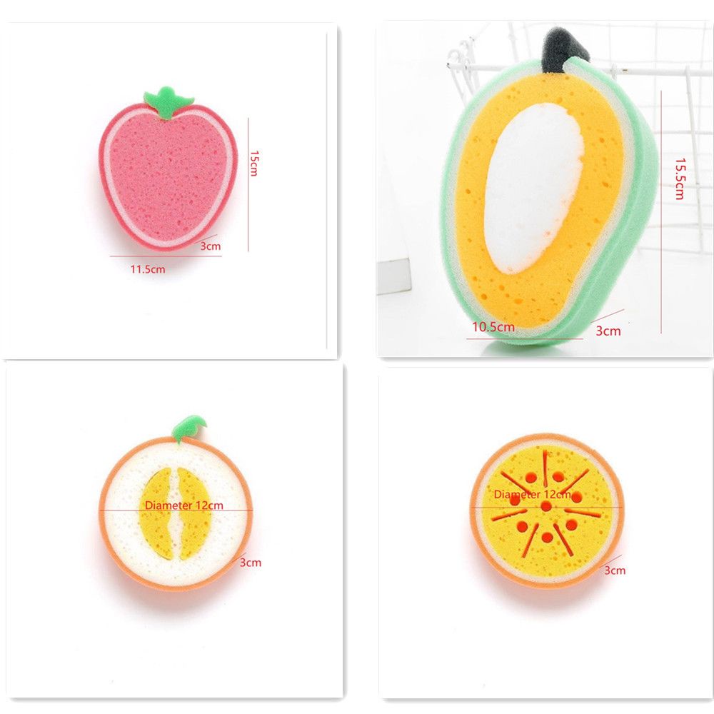 Mút rửa chén dĩa hình trái cây kiểu dáng dễ thương