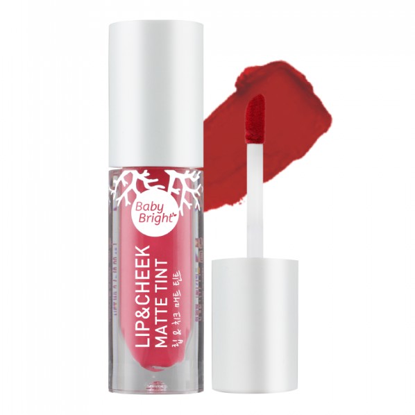 Son kem và má hồng Cathy Doll Baby Bright Lip &amp; Cheek Matte Tint 2.4g