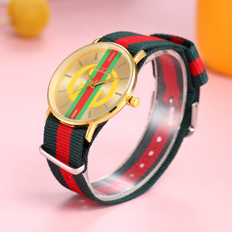 Đồng Hồ Quartz Dây Đeo Nylon Kiểu Dáng Đơn Giản