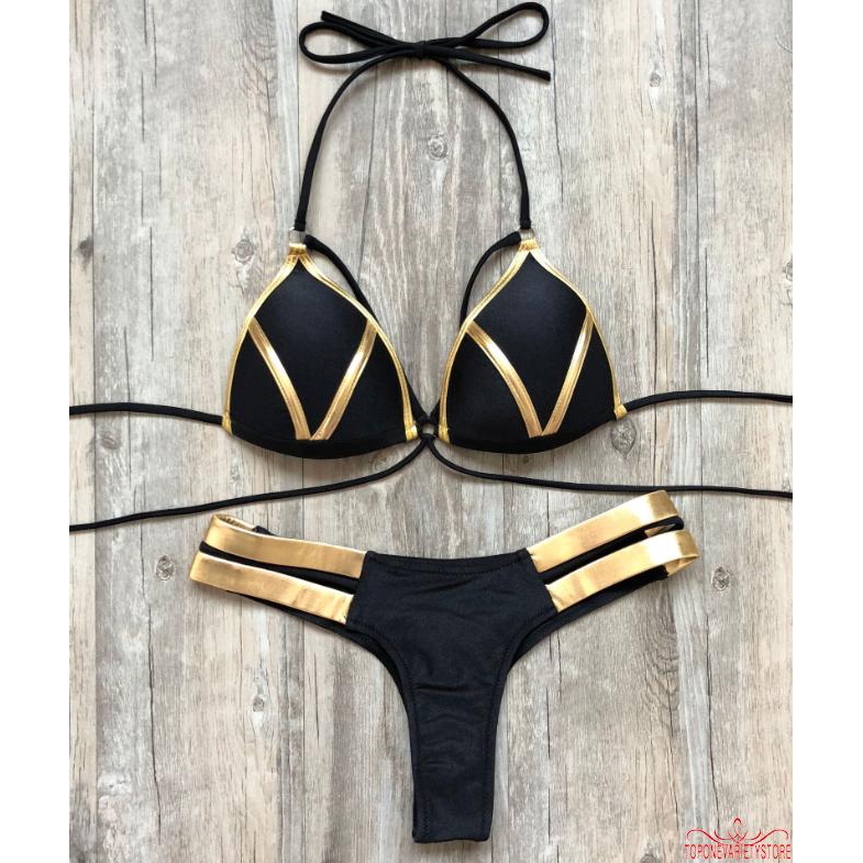 Bộ đồ bơi 2 mảnh phối dây quyến rũ cho nữ | BigBuy360 - bigbuy360.vn