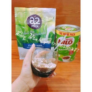 Bộ đôi sữa bột milo úc và sữa A2