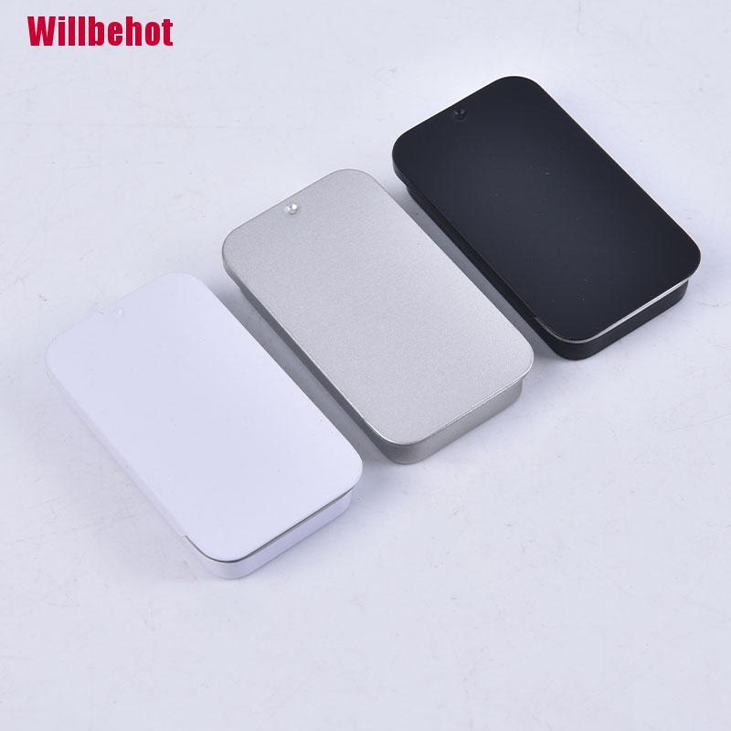 Hộp sắt mini có nắp trượt đa năng tiện lợi