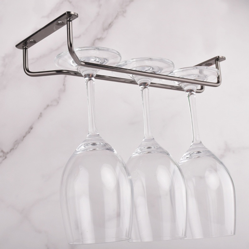 Giá Đỡ Ly Rượu Gắn Dưới Tủ Chén Tiện Lợi Dành Cho Nhà Hàng / Quán Bar