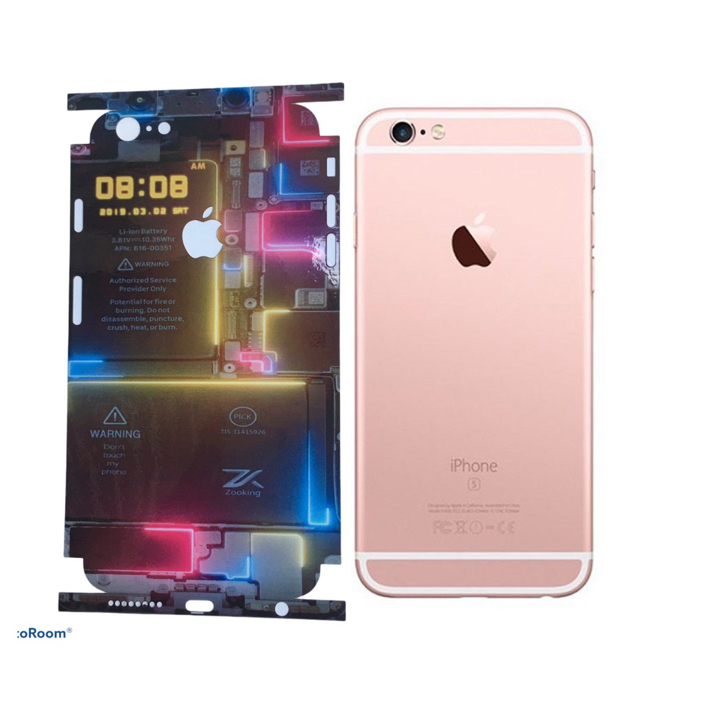 miến Dán Skin ảnh 3D mặt lưng điện thoại Iphone 6 / 6s / 6s plus