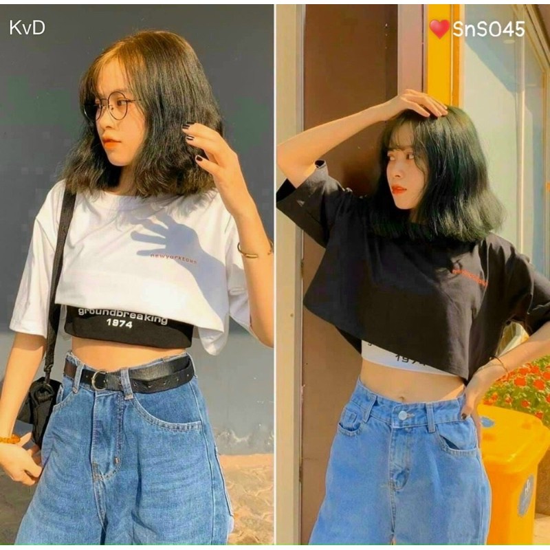 Áo crotop cặp siêu xinh
