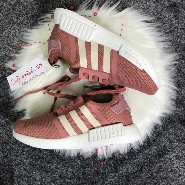 GIÀY Thể thao sNeAker  NMD HỒNG ĐẤT [ FULL BOX +TẶNG MÓC KHÓA ]