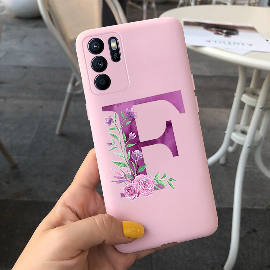 Ốp Điện Thoại Silicon Mềm Nhám Chống Sốc In Chữ Dễ Thương Cho Oppo Reno6 Z 5G Reno6Z Reno 6 Z 2021