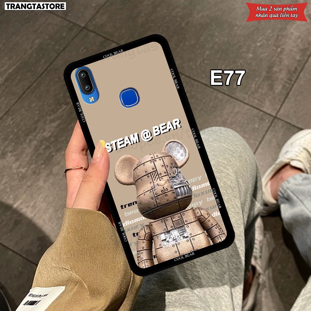 Ốp Vivo Y91 / Y91c / Y93 / Y95 in hình gấu Bearbrick,Metal Style,Doremon siêu dễ thương chất lượng