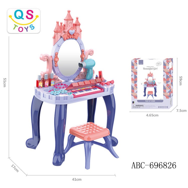 Bàn trang điểm có đàn piano màu mới đồ chơi cho bé