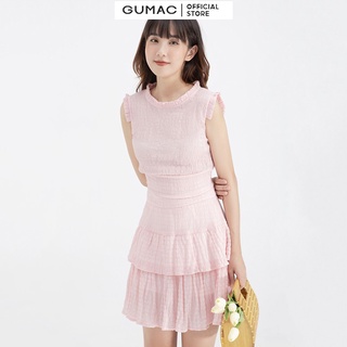 Chân váy xòe tầng GUMAC VB642