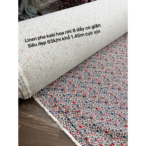Vải kaki, kaki  cotton, May váy Chống Nắng -Hàn Quốc may Đầm  vải may Chân Zip siêu đẹp mượt-Vải Bền