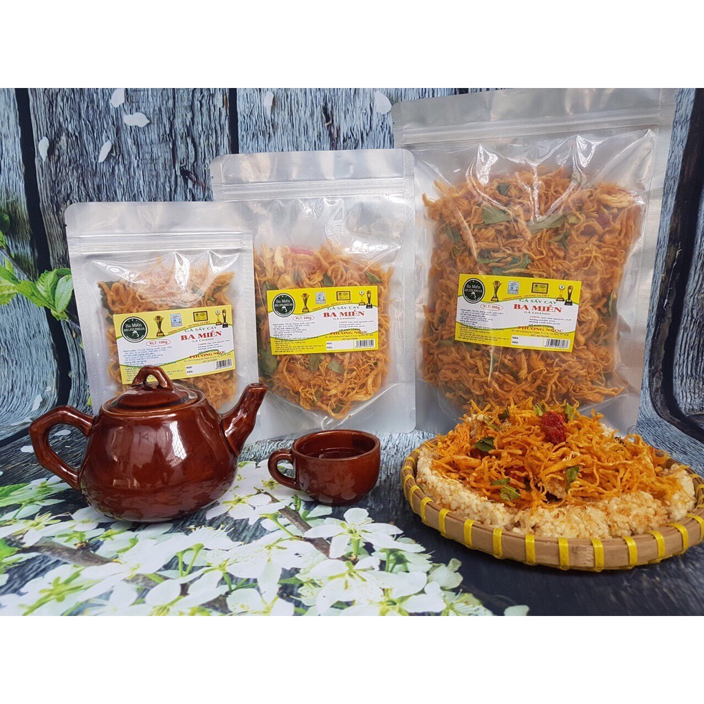 1kg/2 túi zip/ khô gà xả ớt loại đặc biệt - Ăn là ghiền