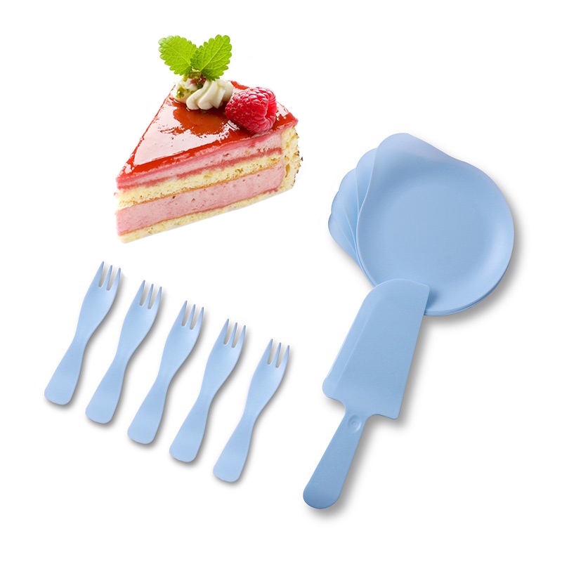 Bộ dụng cụ ăn OSSAYI bằng nhựa dành cho 5 người trong tiệc sinh nhật