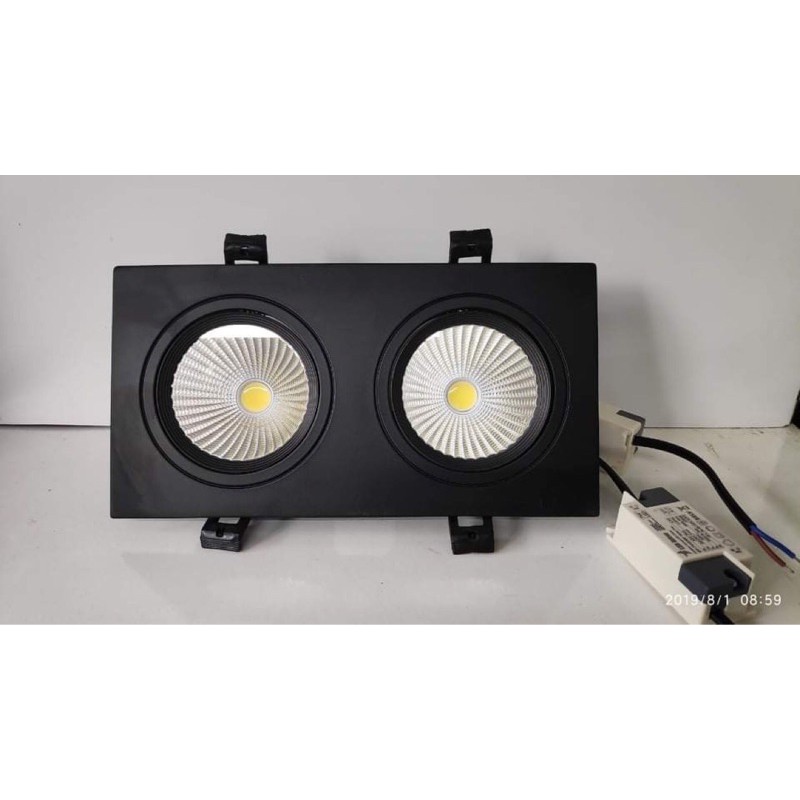 Âm trần đôi mặt đen 7w