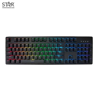 Bàn phím cơ edra ek3104 led gaming red switch
