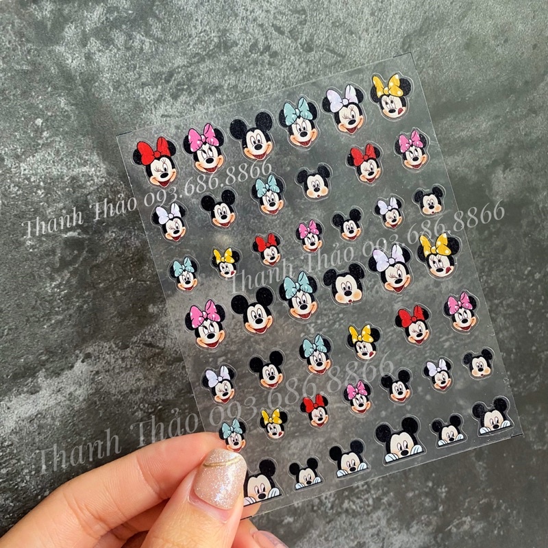 Sticker lụa 5D