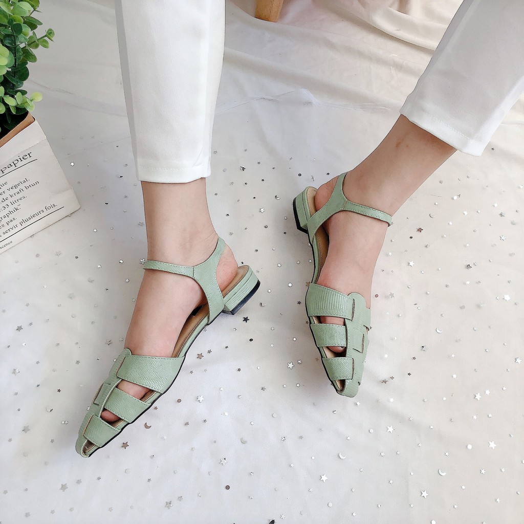 GIÀY SANDAL NỮ RỌ CHIẾN BINH CÁ SẤU 2P VNXK