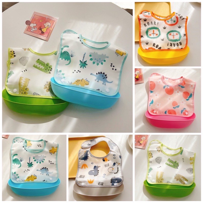 Bộ nồi chảo ăn dặm cho bé Fashion khủng long 16cm kèm xửng hấp