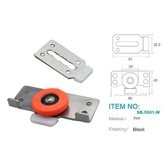 Bánh xe trượt ray âm cửa lùa