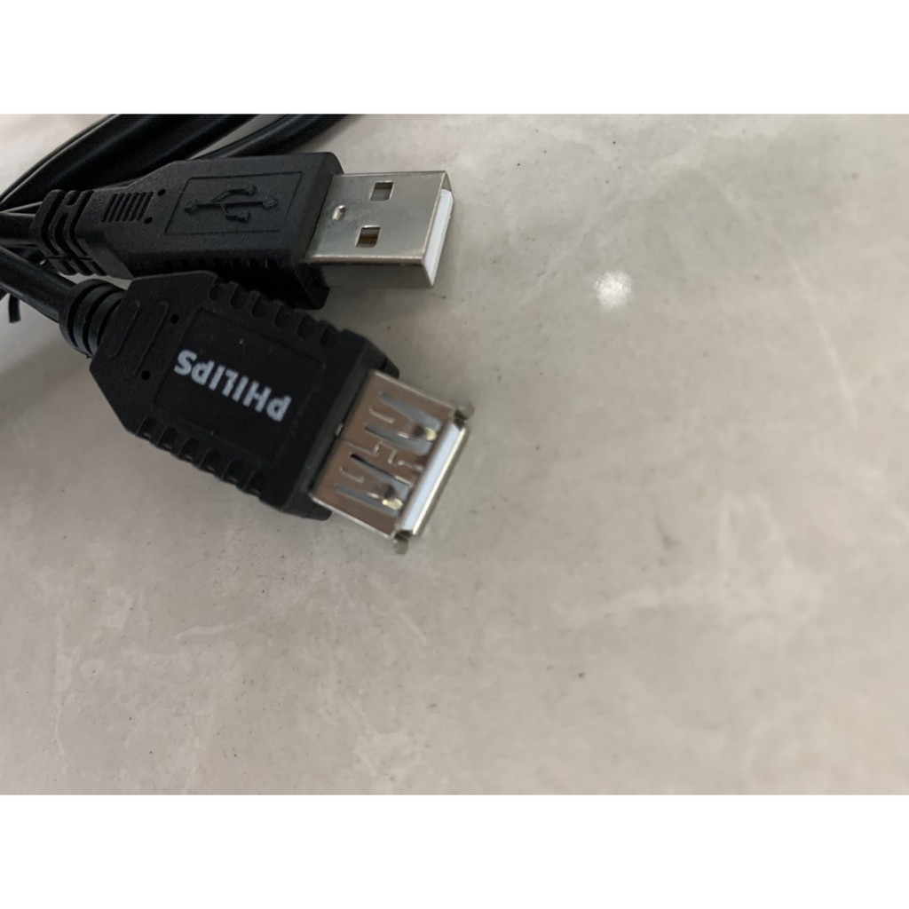 Cáp usb nd Philips 2.0 (1.8m) SWU2212/10 , Cáp usb nối dài 2.0 Philips 1.8m SWu2210/10