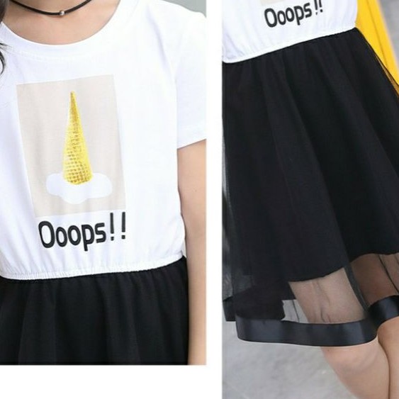 Váy phối lưới bé gái size 15-32kg VH57