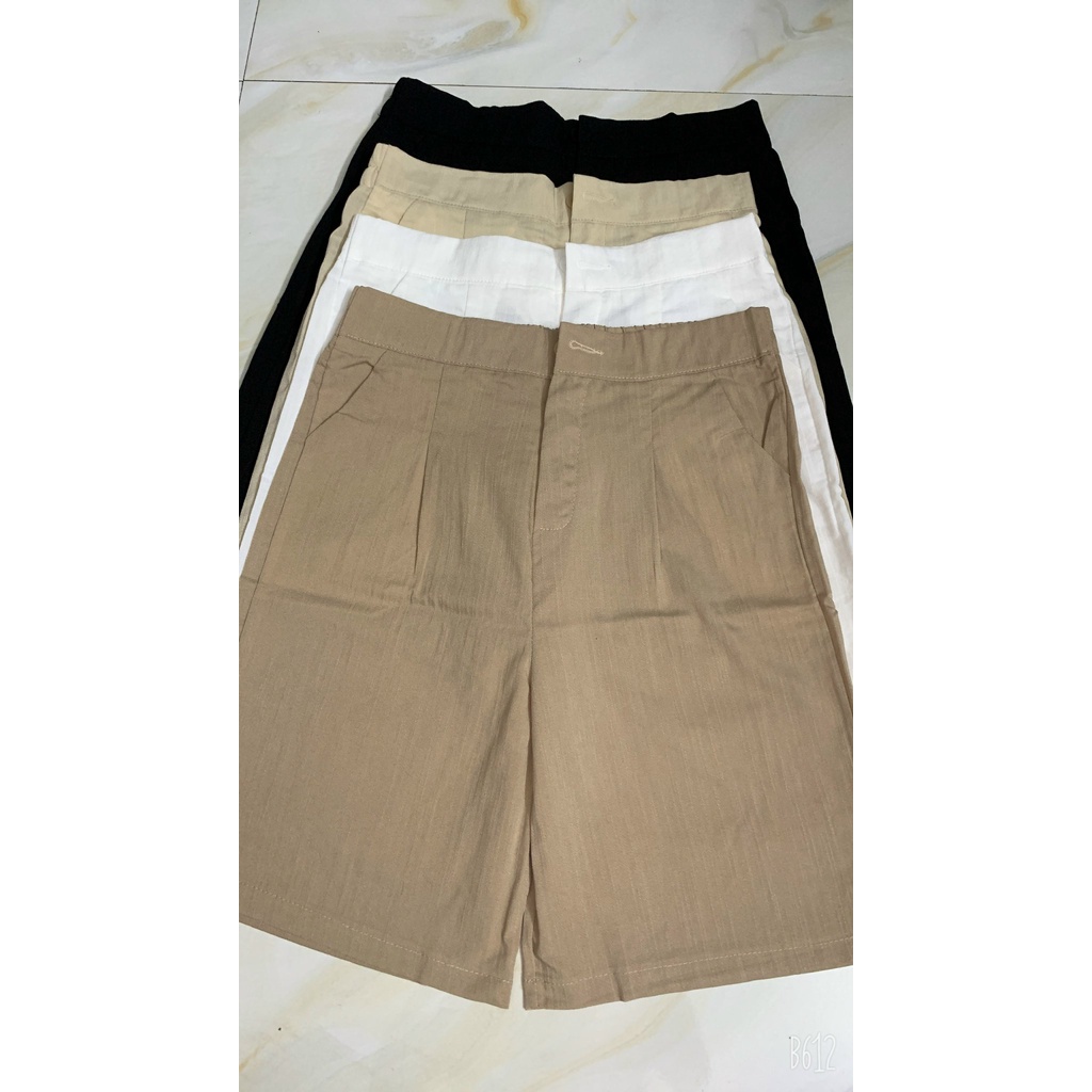 QUẦN SHORT ĐŨI QUẦN NGỐ ĐŨI KHÓA THẬT CHUN SAU NĂNG ĐỘNG TRẺ TRUNG MA053