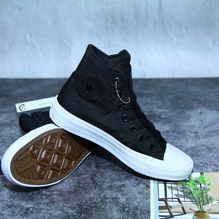 giày Converse chuckII 155530V cao cổ vải đen CCVD46