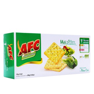 1 Hộp Bánh quy AFC 200g thơm giòn ngon tuyệt (vị ngẫu nhiên)
