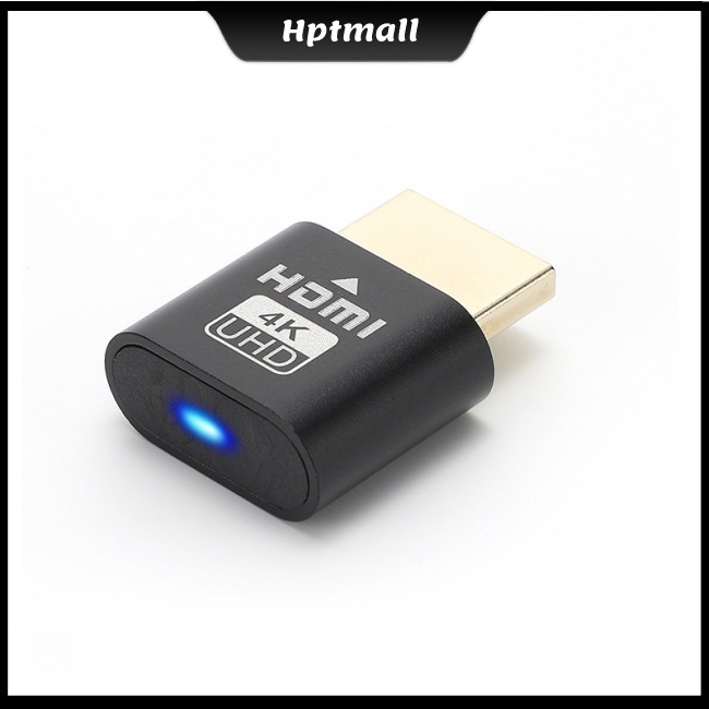 Đầu cắm giả lập ảo hóa màn hình khóa có thể tương thích với HDMI độ phân giải siêu cao 4K BK