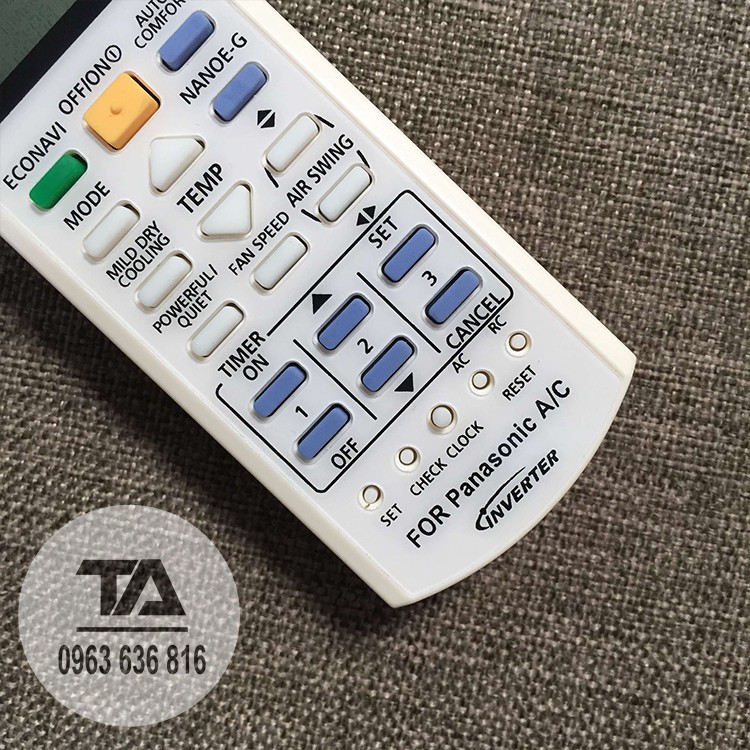 [FREESHIP 50K] REMOTE MÁY LẠNH PANASONIC A75C3208 (ECONAVI)  ✔ ĐIỀU KHIỂN ĐIỀU HÒA PANASONIC