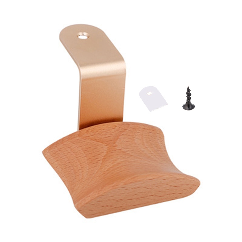 Giá Đỡ Tai Nghe Đứng Bằng Gỗ Trơn