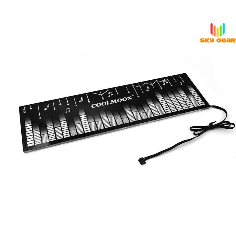 Tấm Che Nguồn Máy Tính, Cover PSU Coolmoon led RGB, Đồng bộ hub Coolmoon