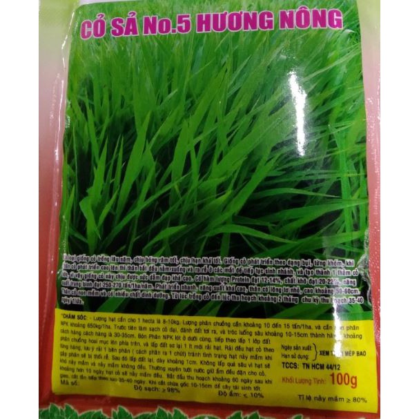 HẠT GIỐNG CỎ SẢ CHĂN NUÔI - GÓI 100 GRAM