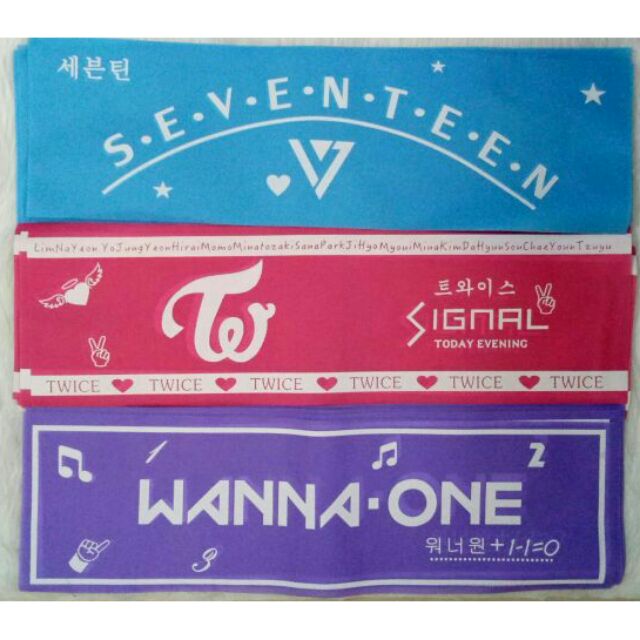 Banner BIGBANG , Twice, TFBOYS, Wanna one, EXO, Dương Dương, Seventeen, GOT7, Địch Lệ Nhiệt Ba, Nine Percent