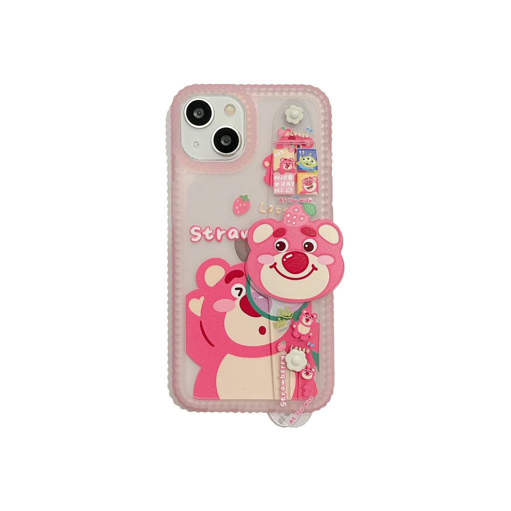 Ốp Điện Thoại Chống Sốc Hình Gấu Cho iPhone 14Promax / 14Pro / 14 / 13Promax / 13Pro / 13 / 12 / 11
