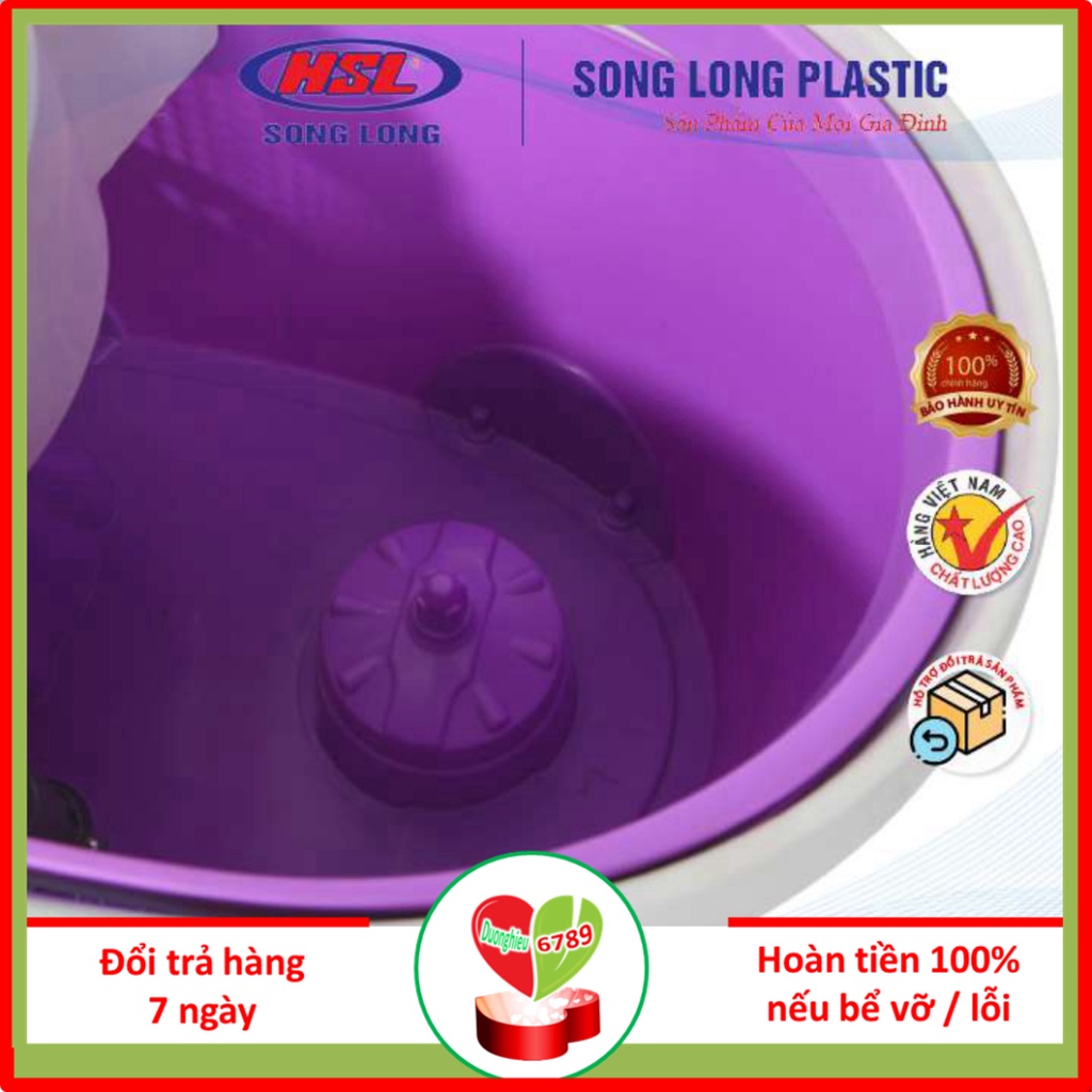 Bộ lau nhà 360 thông minh- 3088-(Màu ngẫu nhiên) Song Long