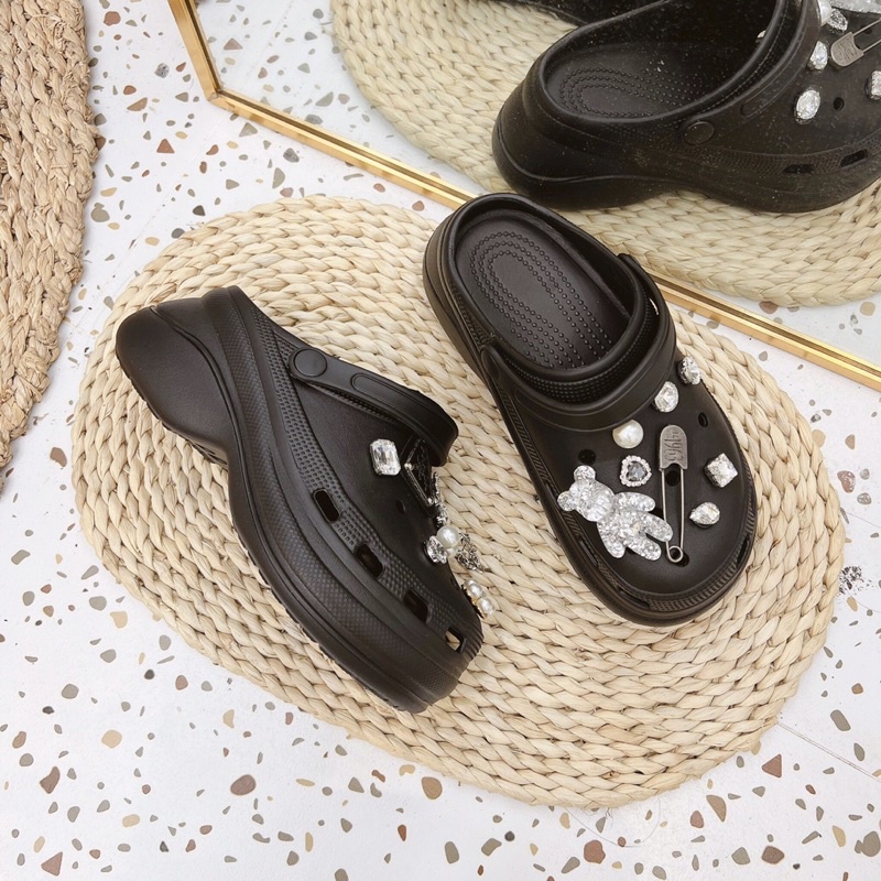 Dép Cross full cham đế 5cm