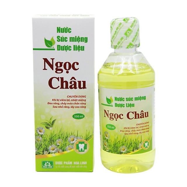 Nước súc miệng dược liệu NGỌC CHÂU chai 350ml