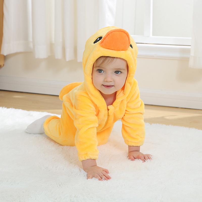 Bộ đồ ngủ có mũ trùm đầu hình Stitch dễ thương cho bé