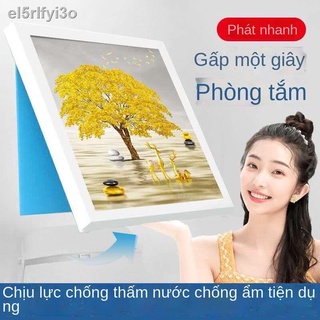 [ Siêu Tiết kiệm]Phòng tắm bức tranh tường gấp giá treo bồn tắm để đặt quần áo tạo tác phòng tắm tủ lưu trữ treo tường t