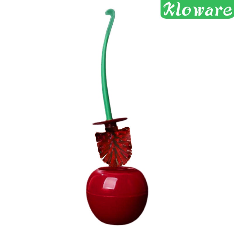 Bàn Chải Vệ Sinh Toilet Và Giá Đỡ Màu Đỏ Làm Sạch Sâu Tiện Dụng