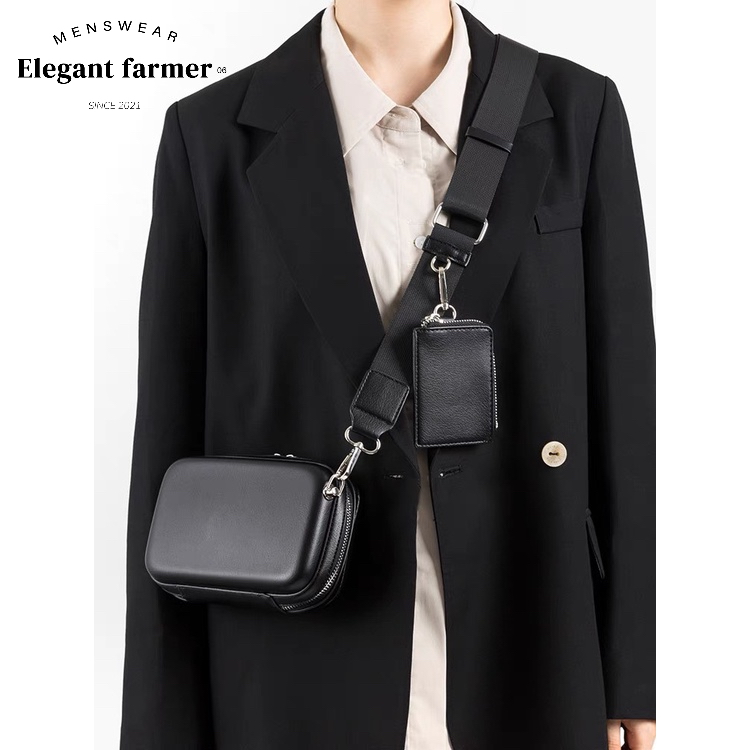 Túi đeo chéo + card wallet phong cách Hàn Quốc dành cho Nam & Nữ EF